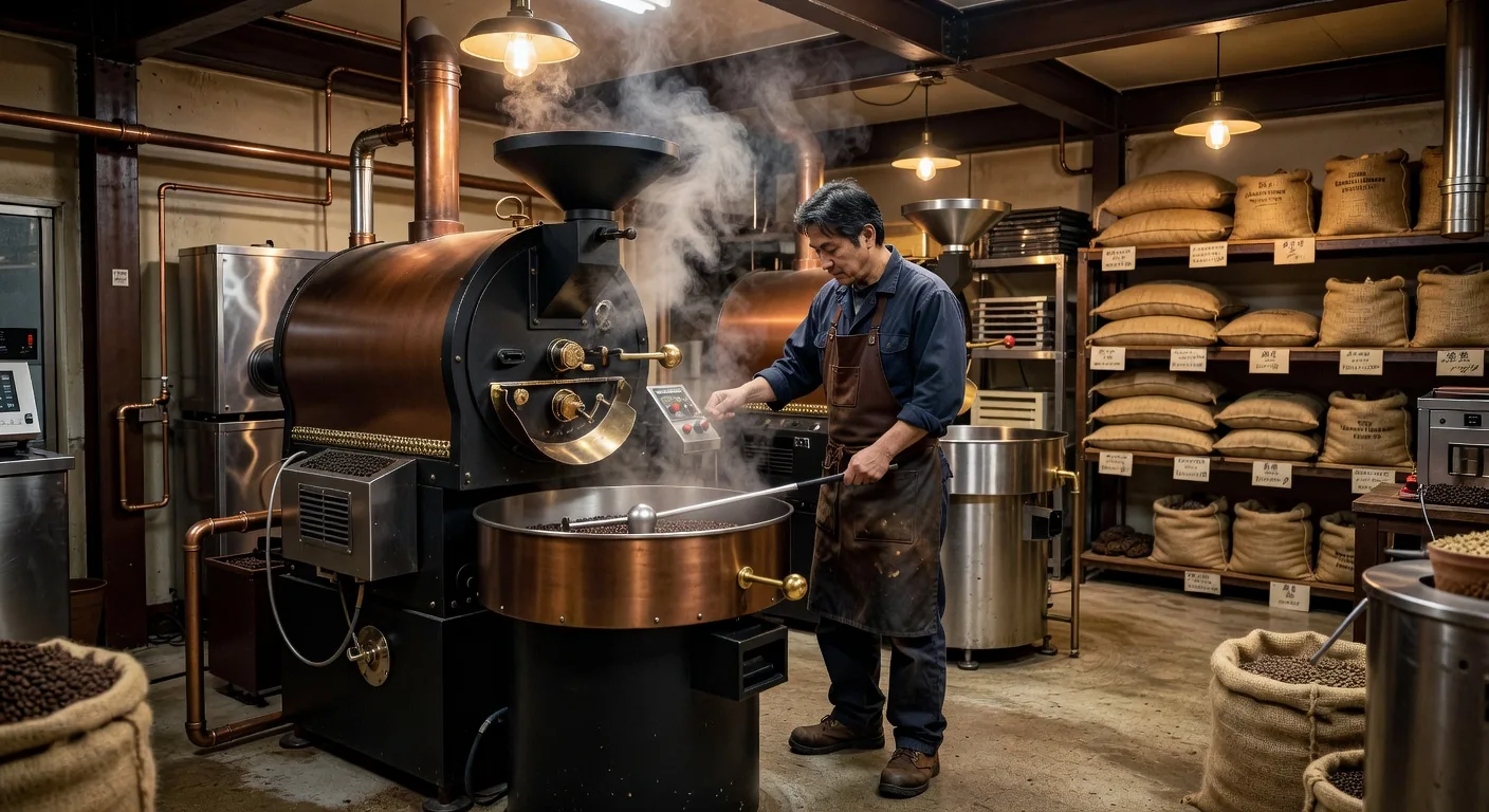 Coffee roasting in Japan