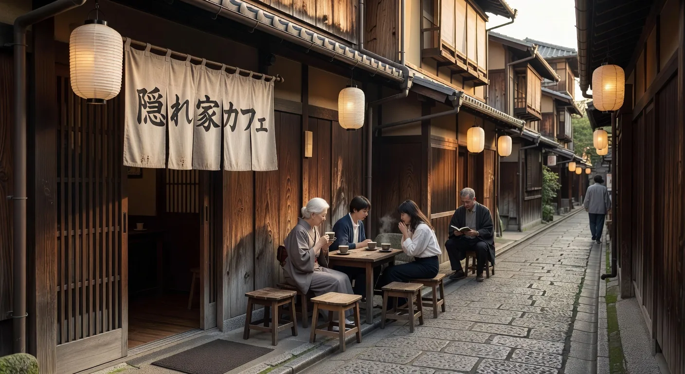 Hidden café in Kyoto
